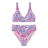 Bisexual Flowers High-Waisted Bikini