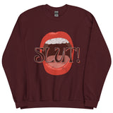 SLUT! Faded Mouth Sweatshirt