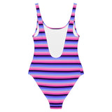 Omnisexual Flag One-Piece Swimsuit