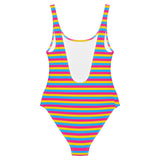 Pansexual Flag One-Piece Swimsuit