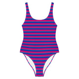 Bisexual Flag One-Piece Swimsuit