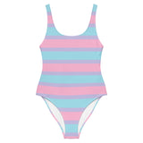 Pastel Bisexual One-Piece Swimsuit