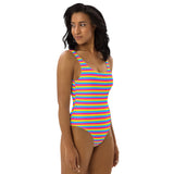 Pansexual Flag One-Piece Swimsuit
