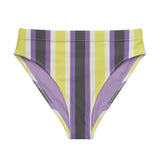 Retro NonBinary High-Waisted Bikini Bottom