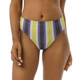 Retro NonBinary High-Waisted Bikini Bottom