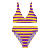 Intersex Flag High-Waisted Bikini