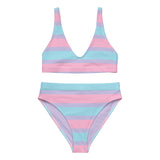 Pastel Bisexual High-Waisted Bikini