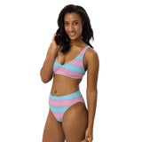 Pastel Bisexual High-Waisted Bikini
