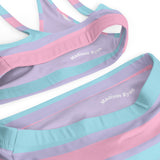 Pastel Bisexual High-Waisted Bikini