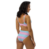 Pastel Bisexual High-Waisted Bikini