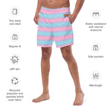 Pastel Bisexual Swim Trunks