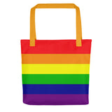 Rainbow Flag Tote Bag