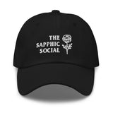 The Sapphic Social Rose Baseball Hat