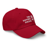 The Sapphic Social Rose Baseball Hat
