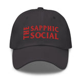 The Sapphic Social Baseball Hat