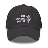 The Sapphic Social Rose Baseball Hat