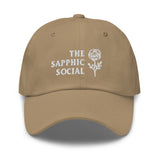 The Sapphic Social Rose Baseball Hat