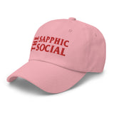 The Sapphic Social Baseball Hat