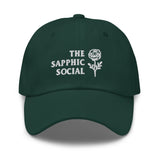 The Sapphic Social Rose Baseball Hat