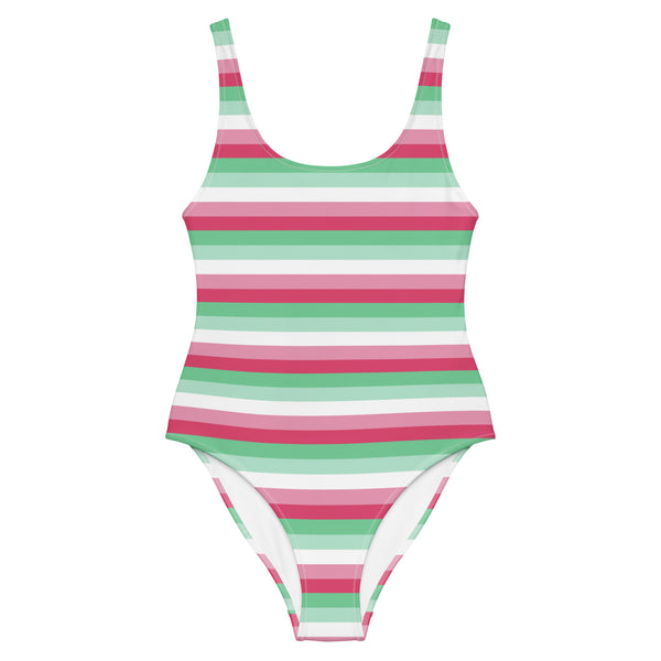Abrosexual Flag One-Piece Swimsuit