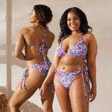 Bisexual Flowers String Bikini