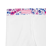 Bisexual Flowers Spandex Shorts