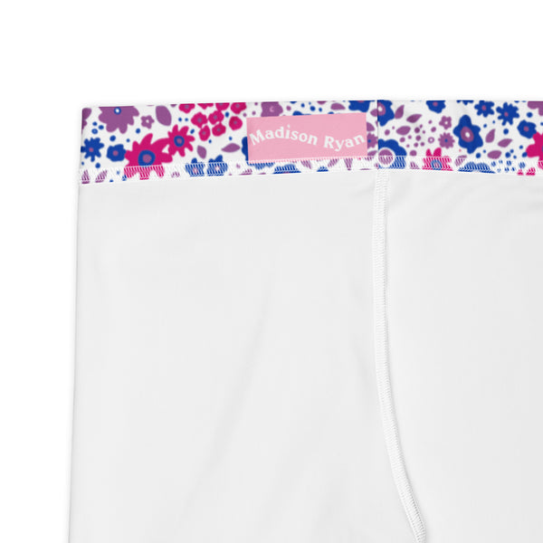 Bisexual Flowers Spandex Shorts