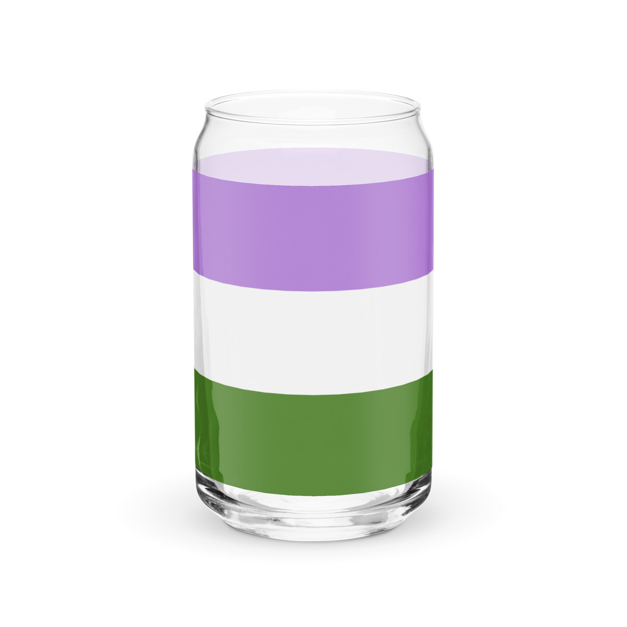 Genderqueer Can-Shaped Glass