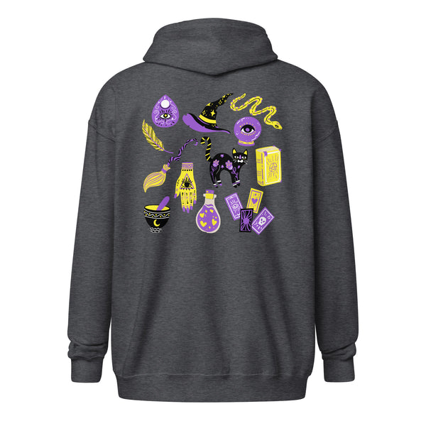 Non-Binary Witch Zip Hoodie