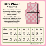Espresso Checkered Knit Vest