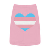 Transgender Pixel Heart Pet Tank Top