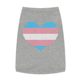 Transgender Pixel Heart Pet Tank Top