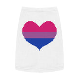 Bisexual Pixel Heart Pet Tank Top