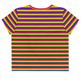Rainbow Flag Crop Tee