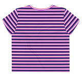 Genderfluid Flag Crop Tee