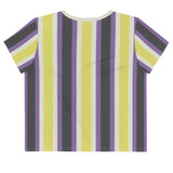 Retro Non-Binary Crop Tee