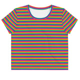 Original Rainbow Flag Crop Tee