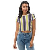 Retro Non-Binary Crop Tee