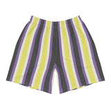 Retro Non-Binary Long Athletic Shorts