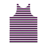 Asexual / Demisexual Flag Tank Top