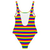 Rainbow Flag One-Piece Swimsuit