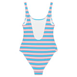 Transgender Flag One-Piece Swimsuit