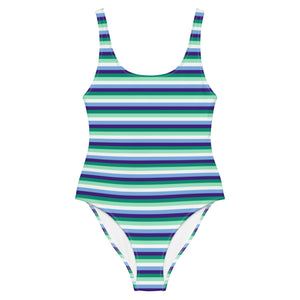 Gay / MLM Flag One-Piece Swimsuit
