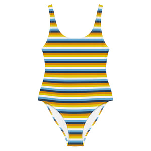 AroAce Flag One-Piece Swimsuit