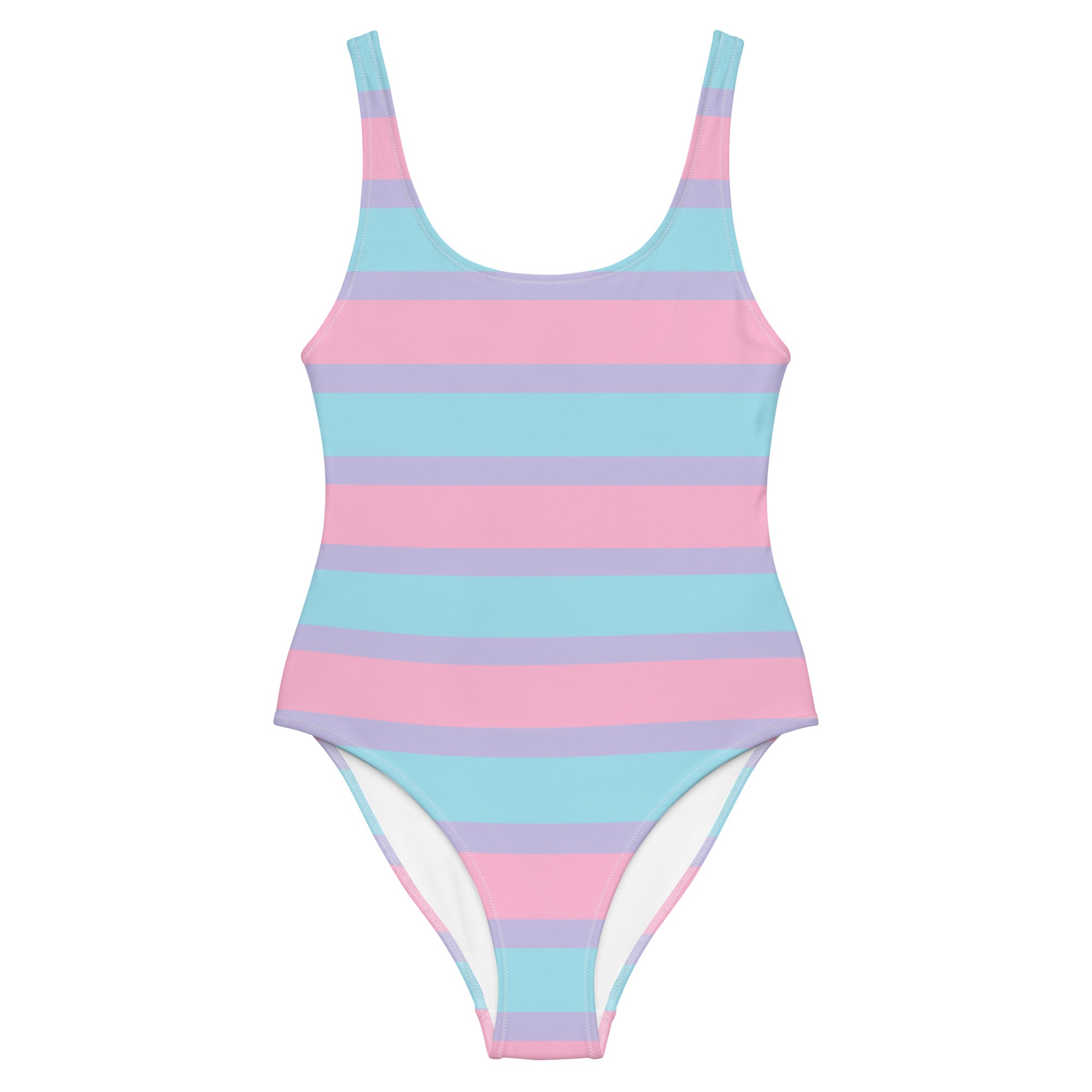 Pastel Bisexual One-Piece Swimsuit