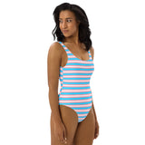 Transgender Flag One-Piece Swimsuit