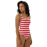 Lesbian Flag One-Piece Swimsuit