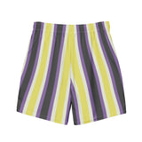 Retro Non-Binary Swim Trunks