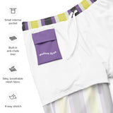 Retro Non-Binary Swim Trunks