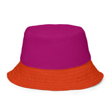 Lesbian Flag Reversible Bucket Hat